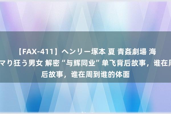 【FAX-411】ヘンリー塚本 夏 青姦劇場 海・山・川 ハマり狂う男女 解密“与辉同业”单飞背后故事，谁在周到谁的体面