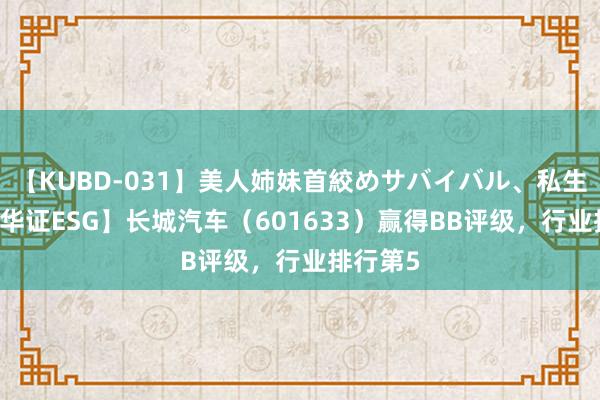 【KUBD-031】美人姉妹首絞めサバイバル、私生きる 【华证ESG】长城汽车（601633）赢得BB评级，行业排行第5