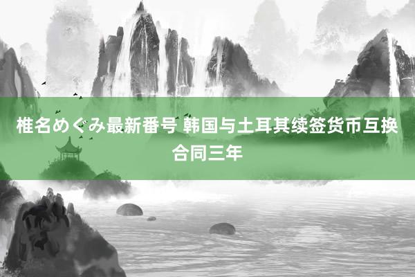 椎名めぐみ最新番号 韩国与土耳其续签货币互换合同三年