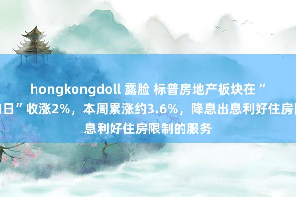 hongkongdoll 露脸 标普房地产板块在“鲍威尔转向日”收涨2%，本周累涨约3.6%，降息出息利好住房限制的服务