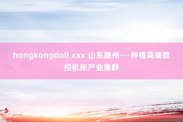 hongkongdoll xxx 山东滕州——种植高端数控机床产业集群