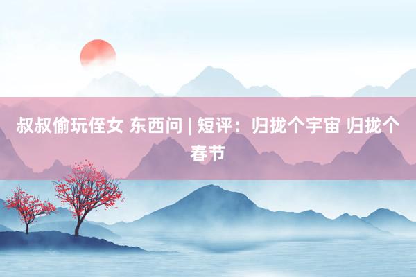 叔叔偷玩侄女 东西问 | 短评：归拢个宇宙 归拢个春节